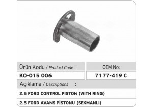 7177-419C 2.5 Ford Avans Pistonu (Sekmanlı)